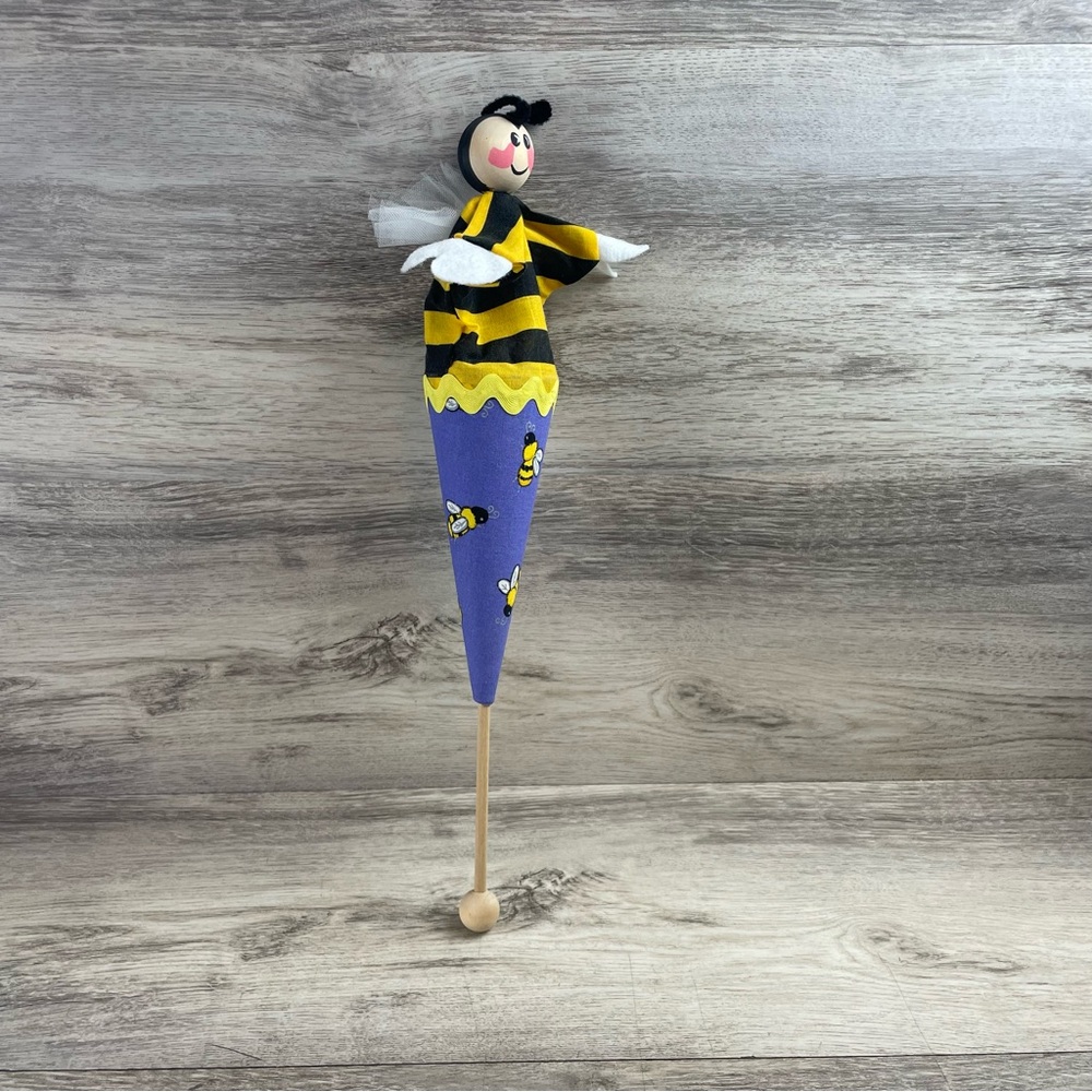Vintage Toy Pop Up Puppet Bee